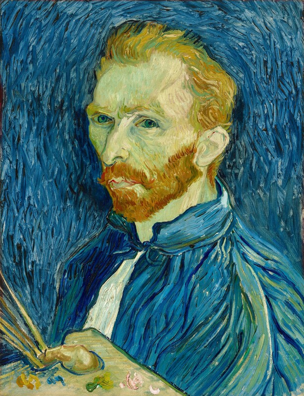 An image of Van Goghs self portrait.